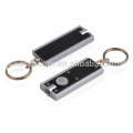 Hot promotion light rectangle shaped plastic 1 mini led keychain light